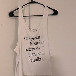 WildFox White Tank